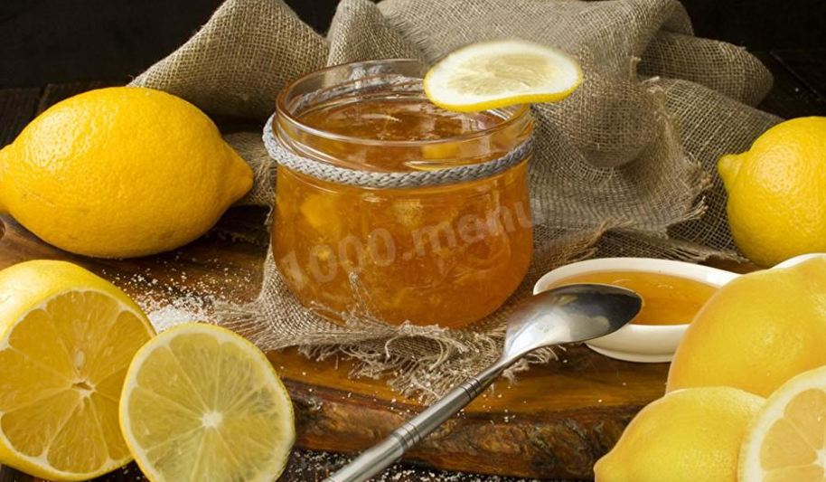 Рецепт лимонного варенья с кожурой
