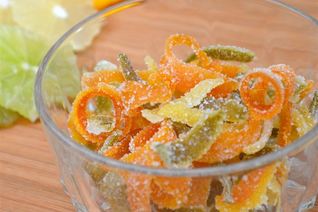 Цукаты из апельсиновых и лимонных корок