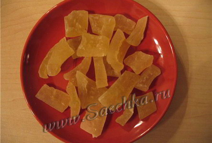 Цукаты из арбузных корок