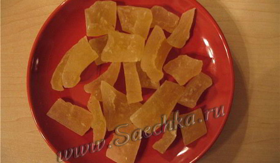 Рецепт цукатов из арбузных корок