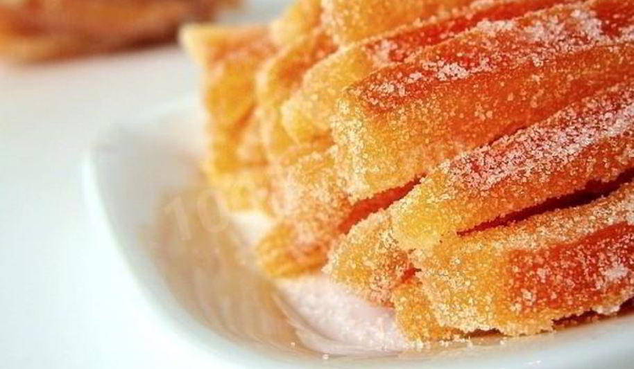 Рецепт цукатов из кабачков