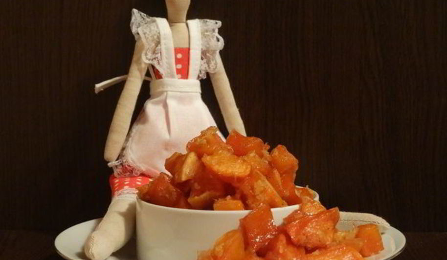 Рецепт цукатов из тыквы