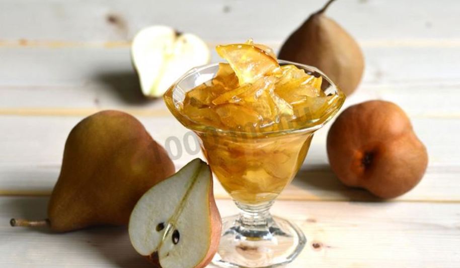 Рецепт варенья из груш дольками прозрачное