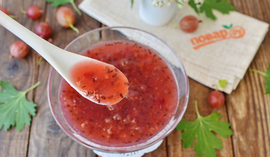 Рецепт варенья из крыжовника с листьями смородины