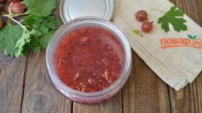 варенье из крыжовника с листьями смородины