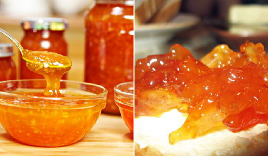 Рецепт варенья из персиков с цитрусовыми