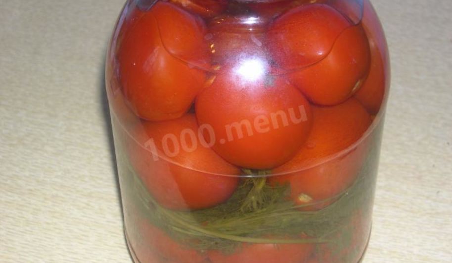 Рецепт закатываема острые помидоры на зиму