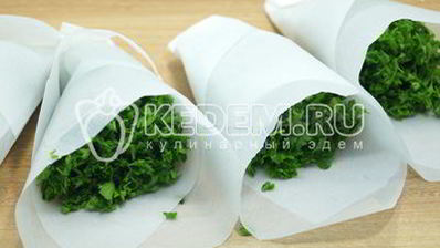 замороженная петрушка на зиму