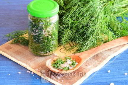 Засолка укропа на зиму