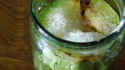 жареные кабачки с чесноком на зиму