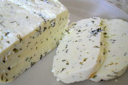 Адыгейский сыр с укропом