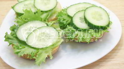 домашние гамбургеры с куриной котлетой