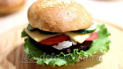 домашний гамбургер