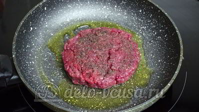 гамбургер c говядиной