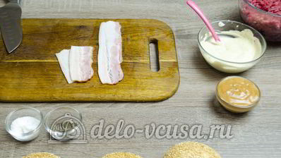 гамбургер c говядиной