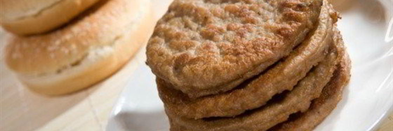 Гамбургеры с курицей и яблоком