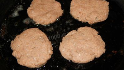 котлеты для бургеров из фарша