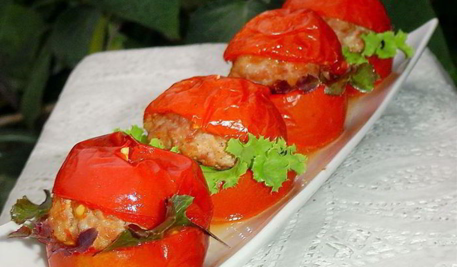 Рецепт помидорного гамбургера