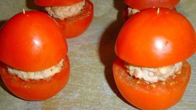 помидорный гамбургер