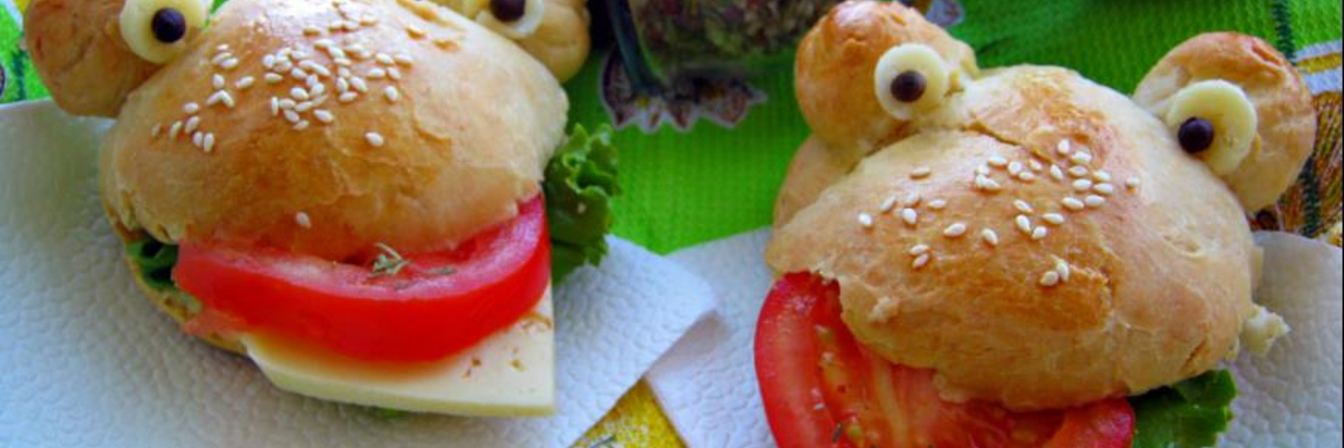 Веселые бургеры на пикничок