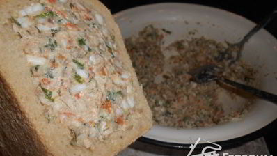 большой походный бутерброд