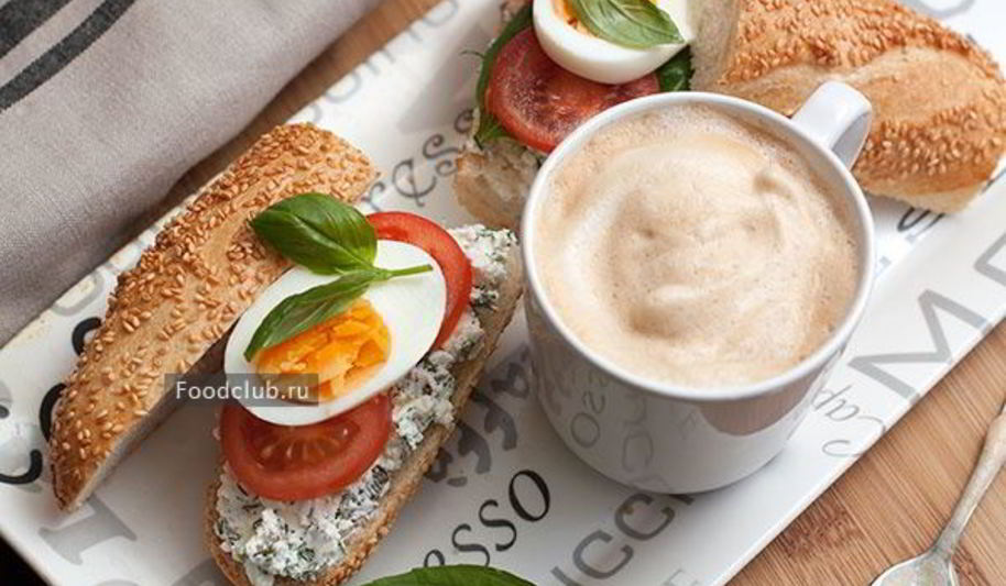 Рецепт бутерброда с творожным сыром