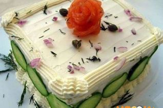 Бутербродный торт