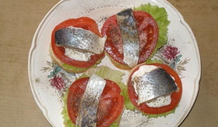 Рецепт бутербродов открытых