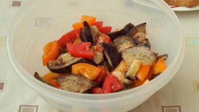 бутерброды с баклажанами и помидорами