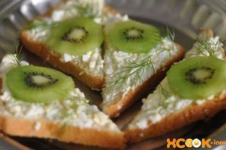 Бутерброды с киви на День рождения