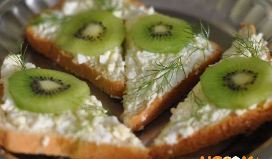 Рецепт бутербродов с киви на день рождения