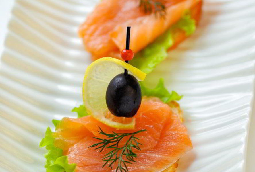 Бутерброды с семгой