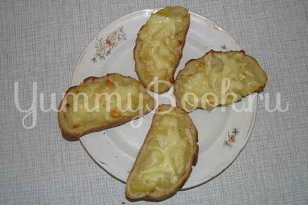 Бутерброды с сыром и дольками ананаса