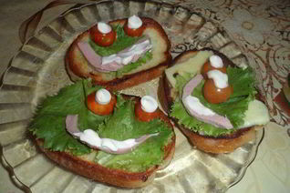 Бутерброды Веселые Мордашки