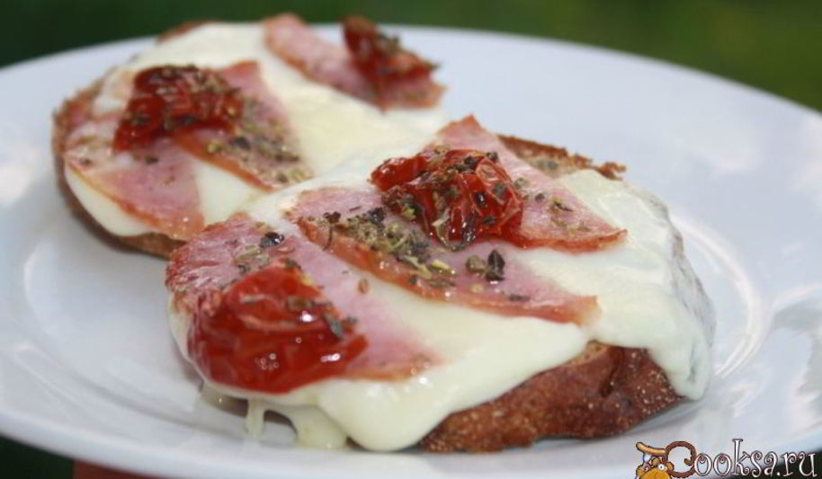 Рецепт горячих бутербродов в средиземноморском стиле