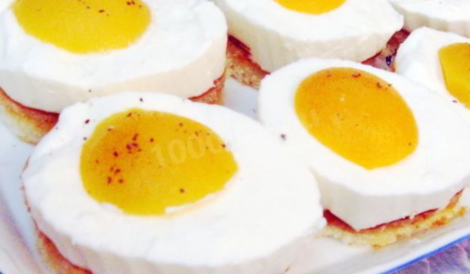 Рецепт пирожного бутерброд с яйцом