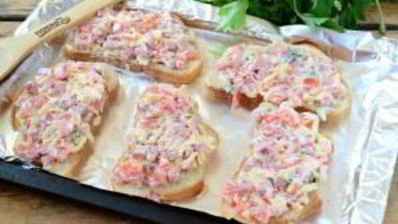 сочные горячие бутерброды