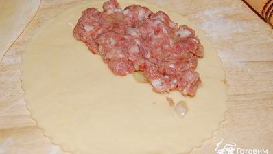 чебуреки с мясом