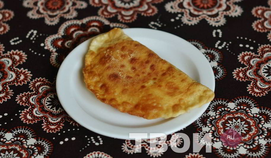 Рецепт чебуреков с сыром