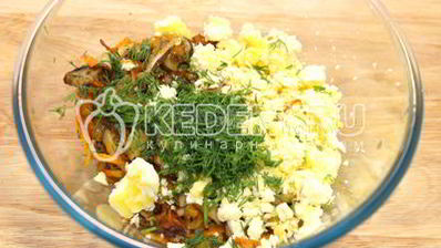 яйца фаршированные грибами