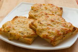 Гренки с сыром