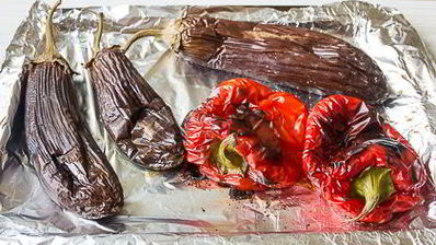 баклажанно-перечная икра