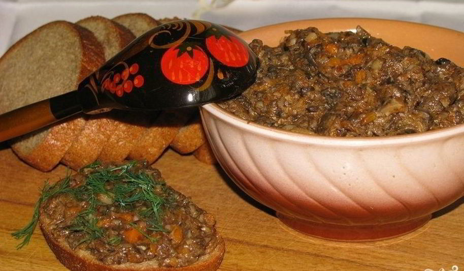 Рецепт грибной икры из опят