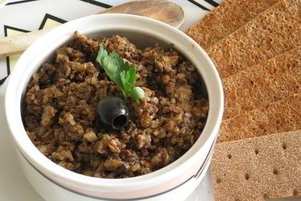 Грибная икра из сушеных грибов