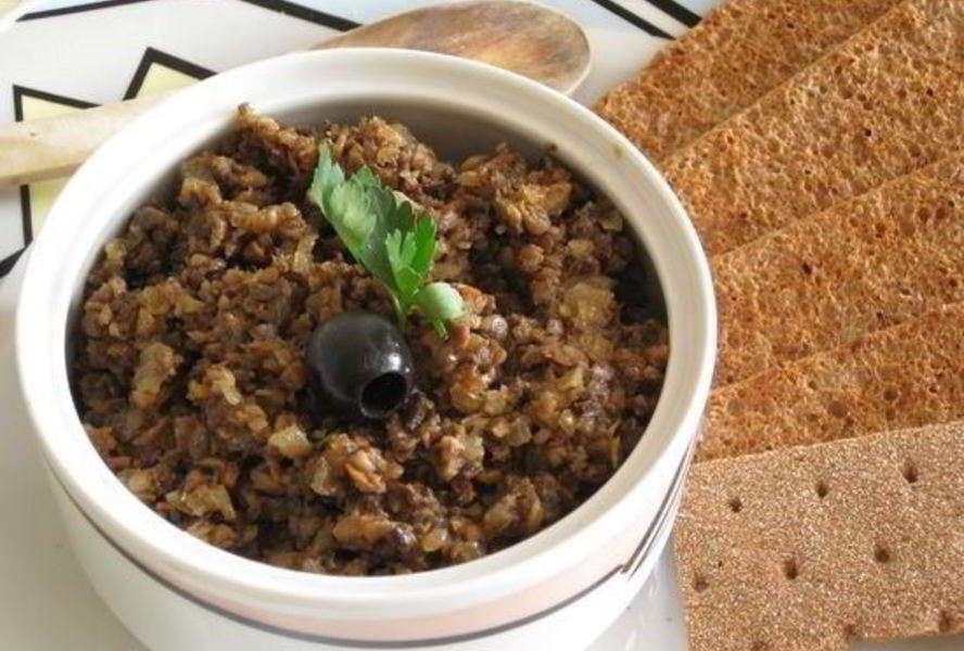 Грибная икра из сушеных грибов