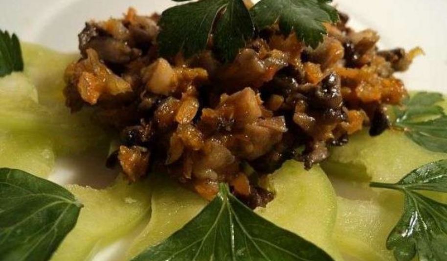 Рецепт икры из шампиньонов