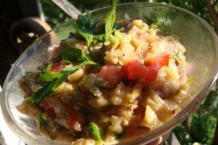 Икра из сырых баклажан