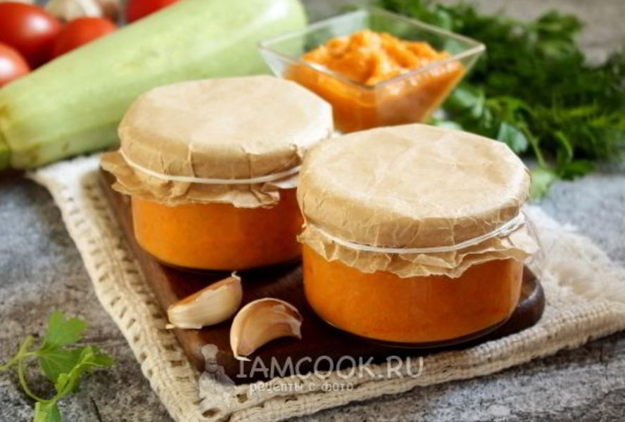 Кабачковая икра на сковороде