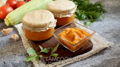 кабачковая икра на сковороде