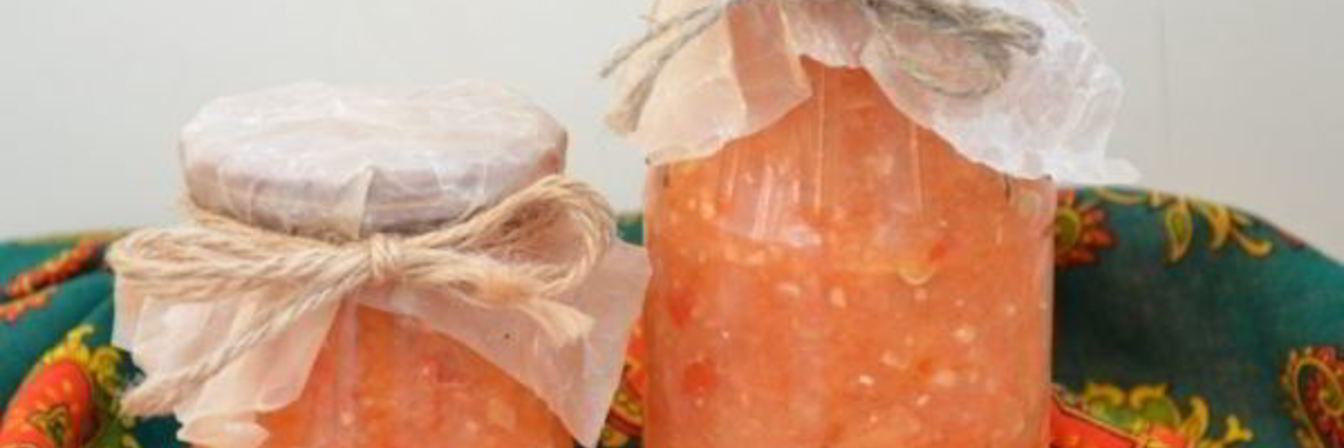 Кабачковая икра с помидорами на зиму